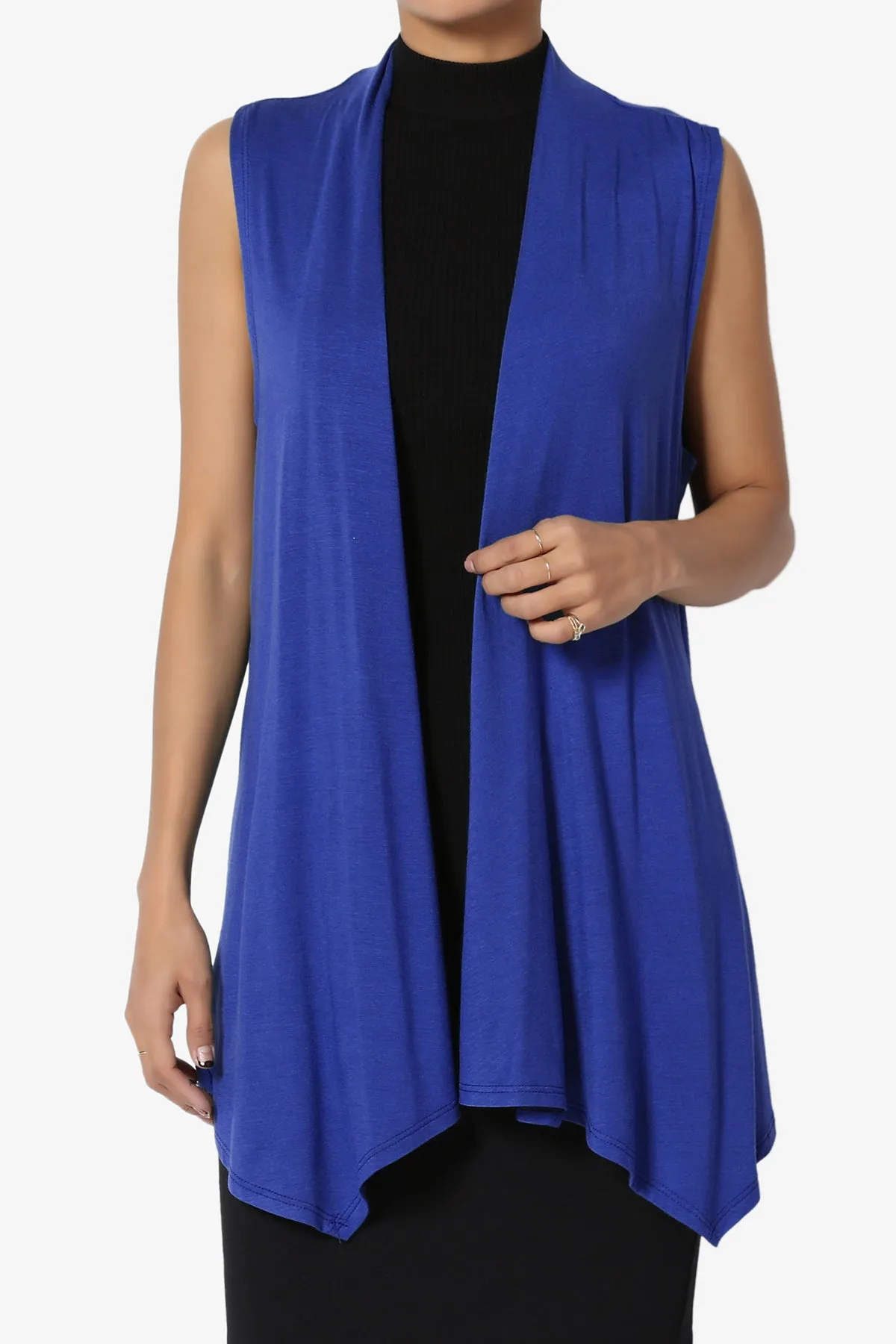Danna Draped Jersey Vest