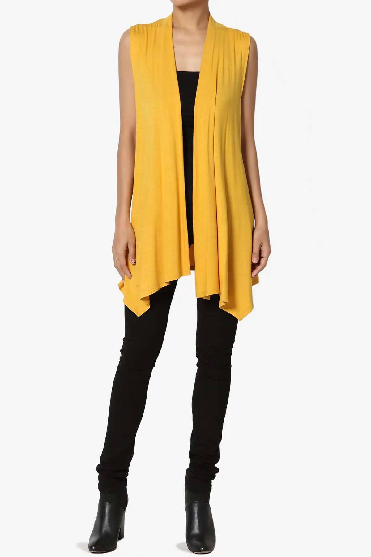 Danna Draped Jersey Vest