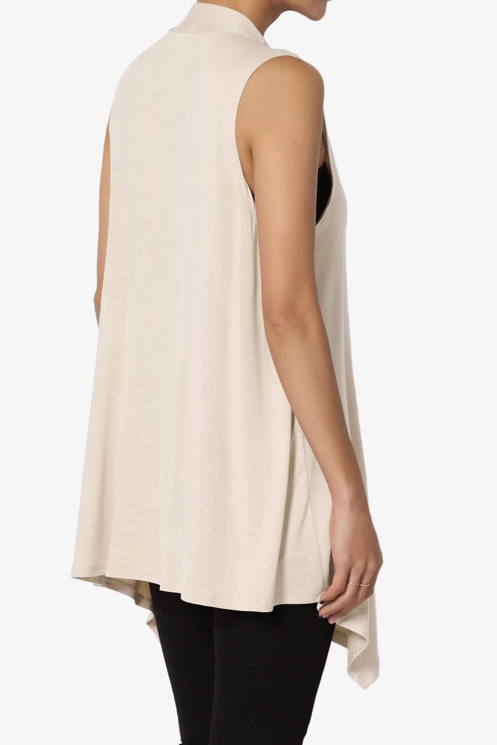 Danna Draped Jersey Vest