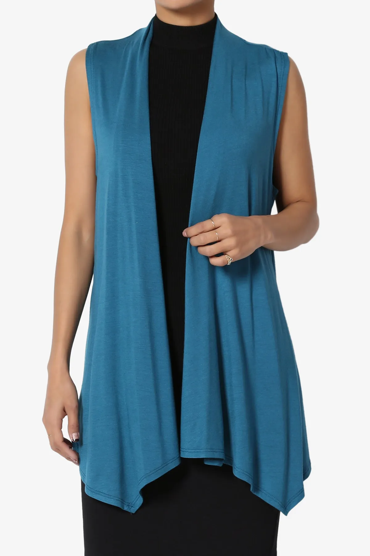 Danna Draped Jersey Vest