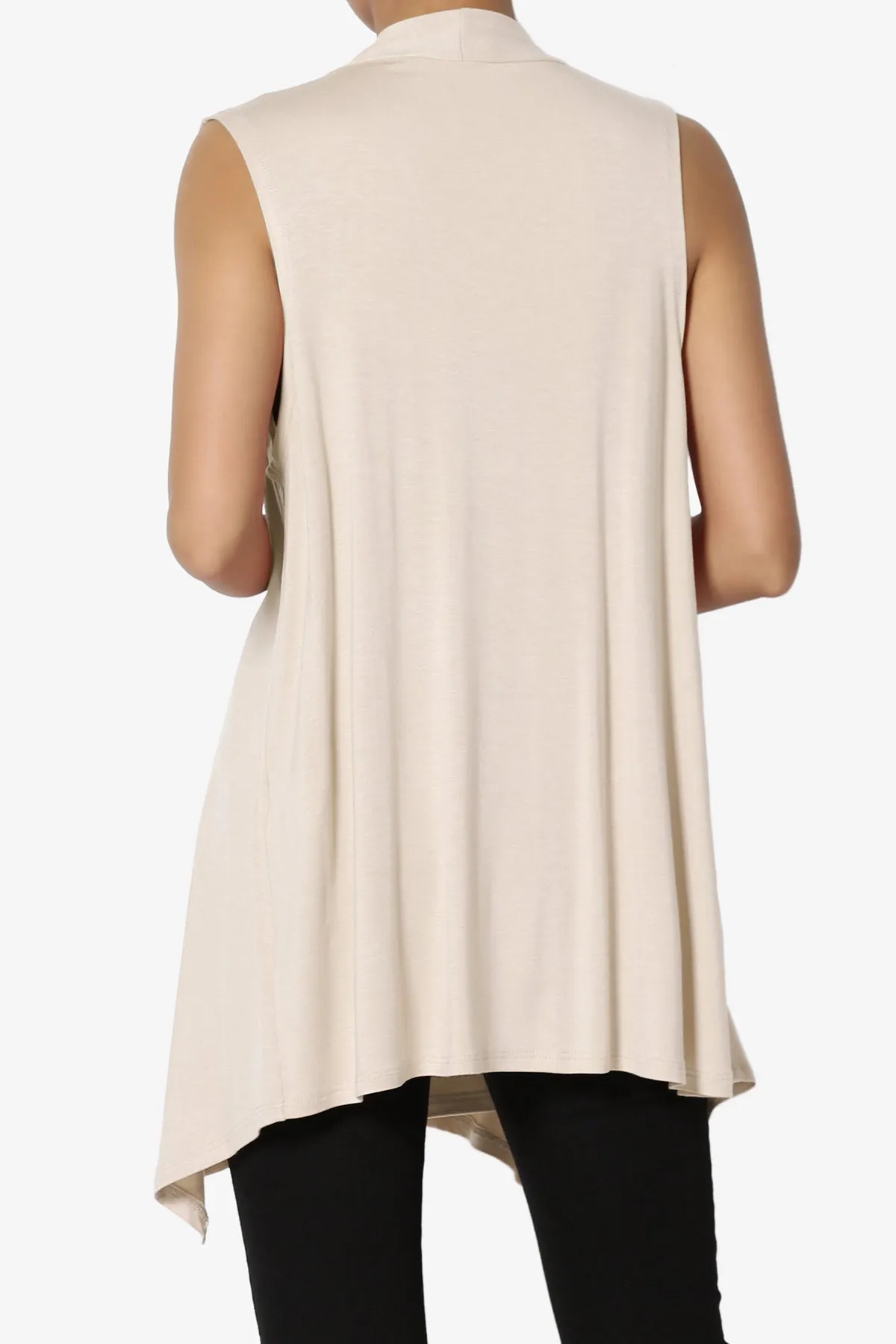 Danna Draped Jersey Vest