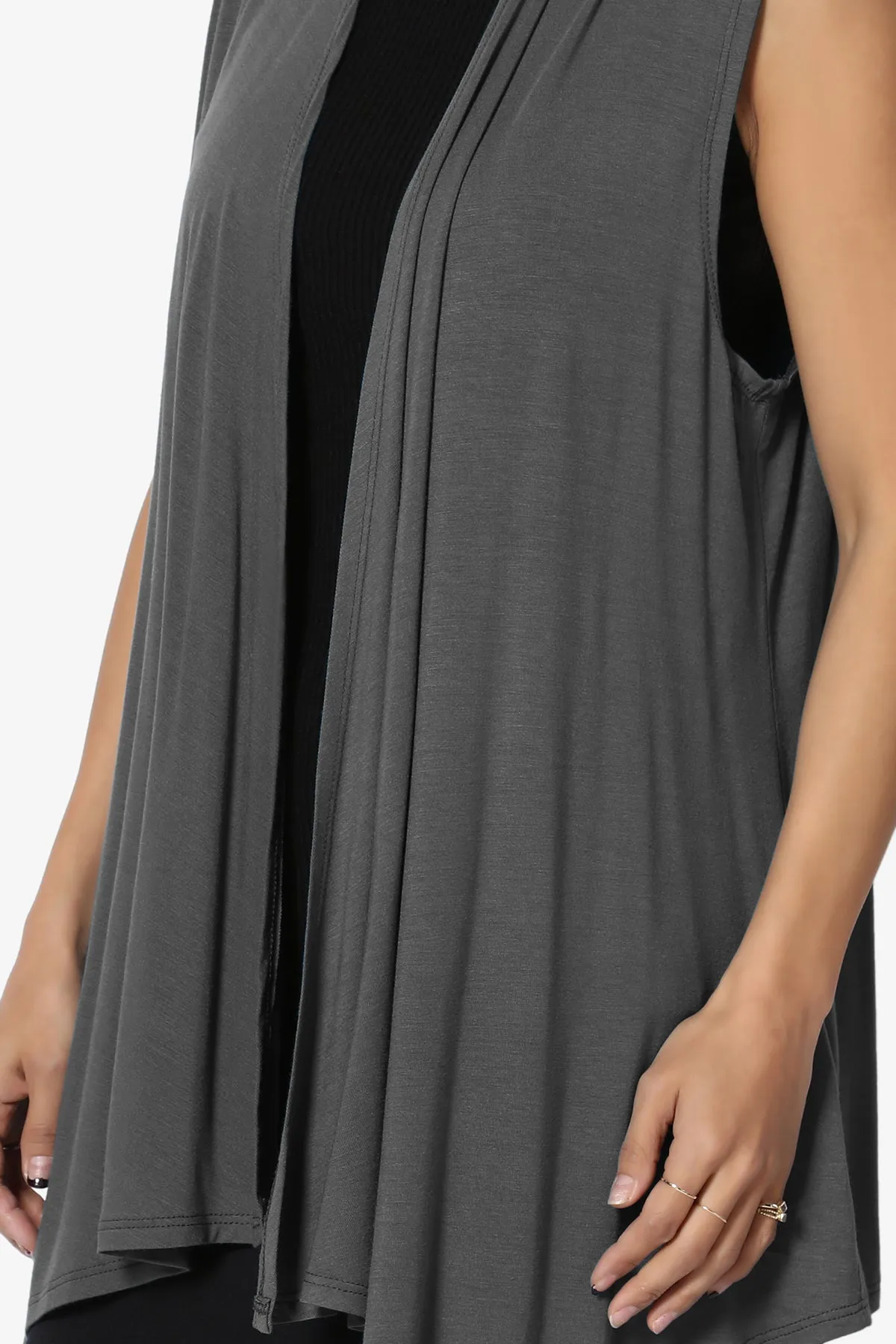 Danna Draped Jersey Vest