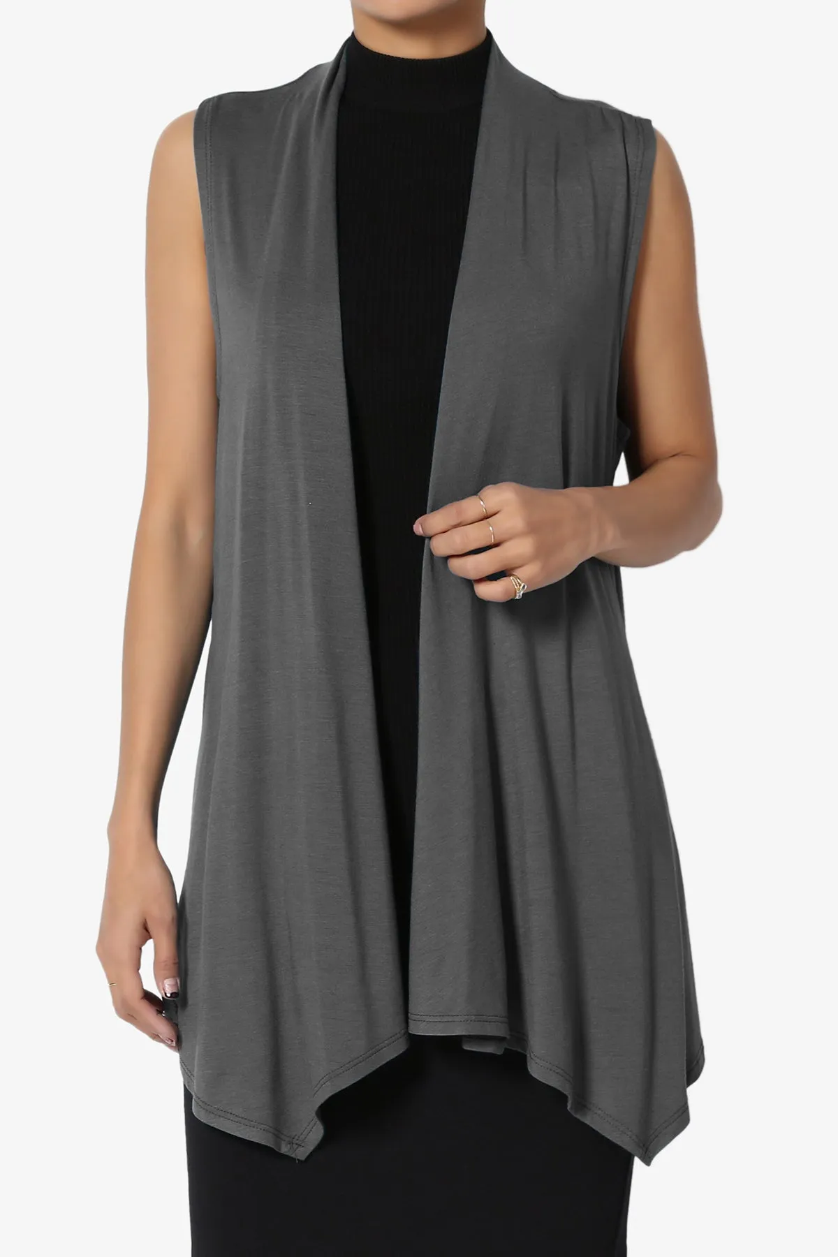 Danna Draped Jersey Vest