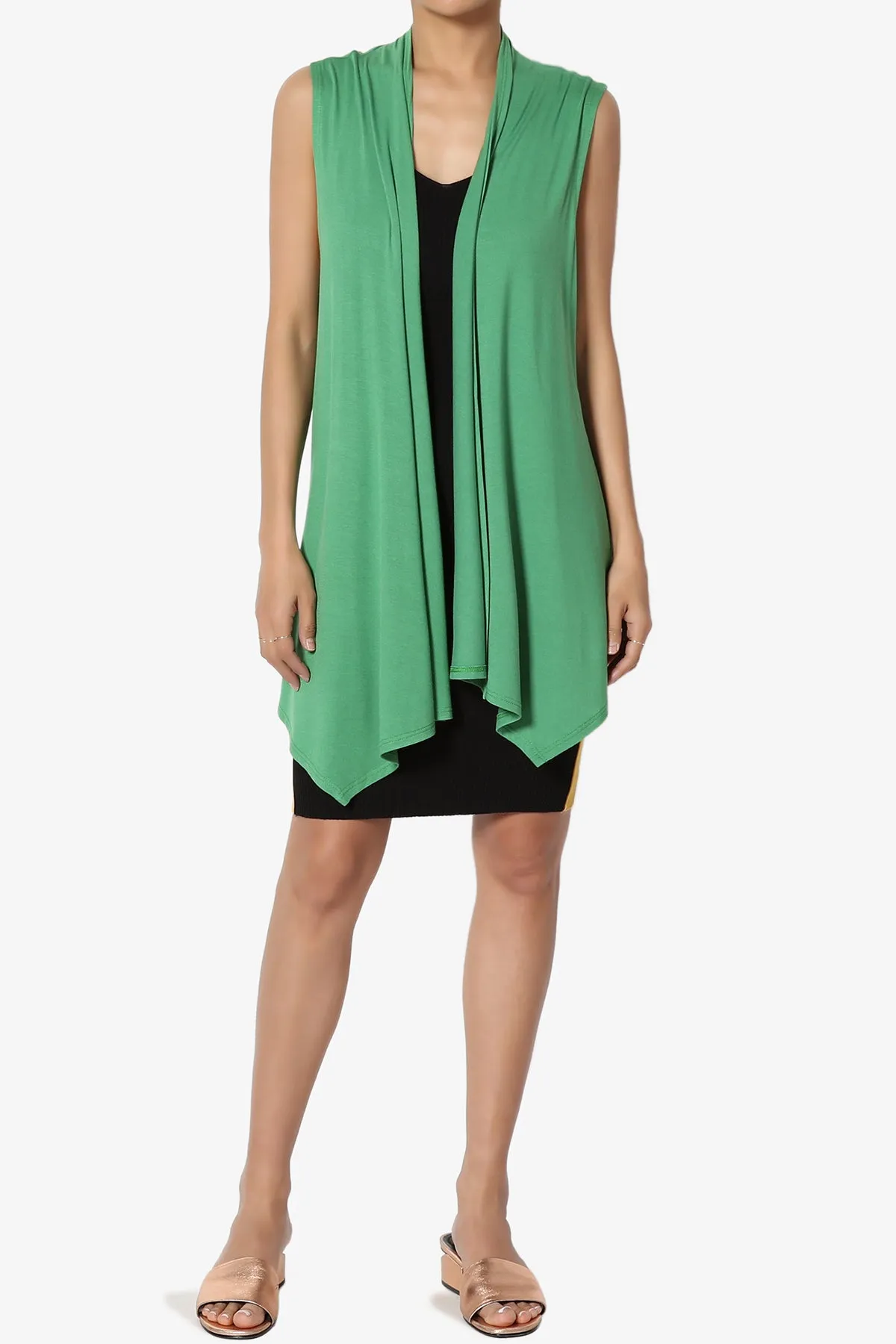 Danna Draped Jersey Vest