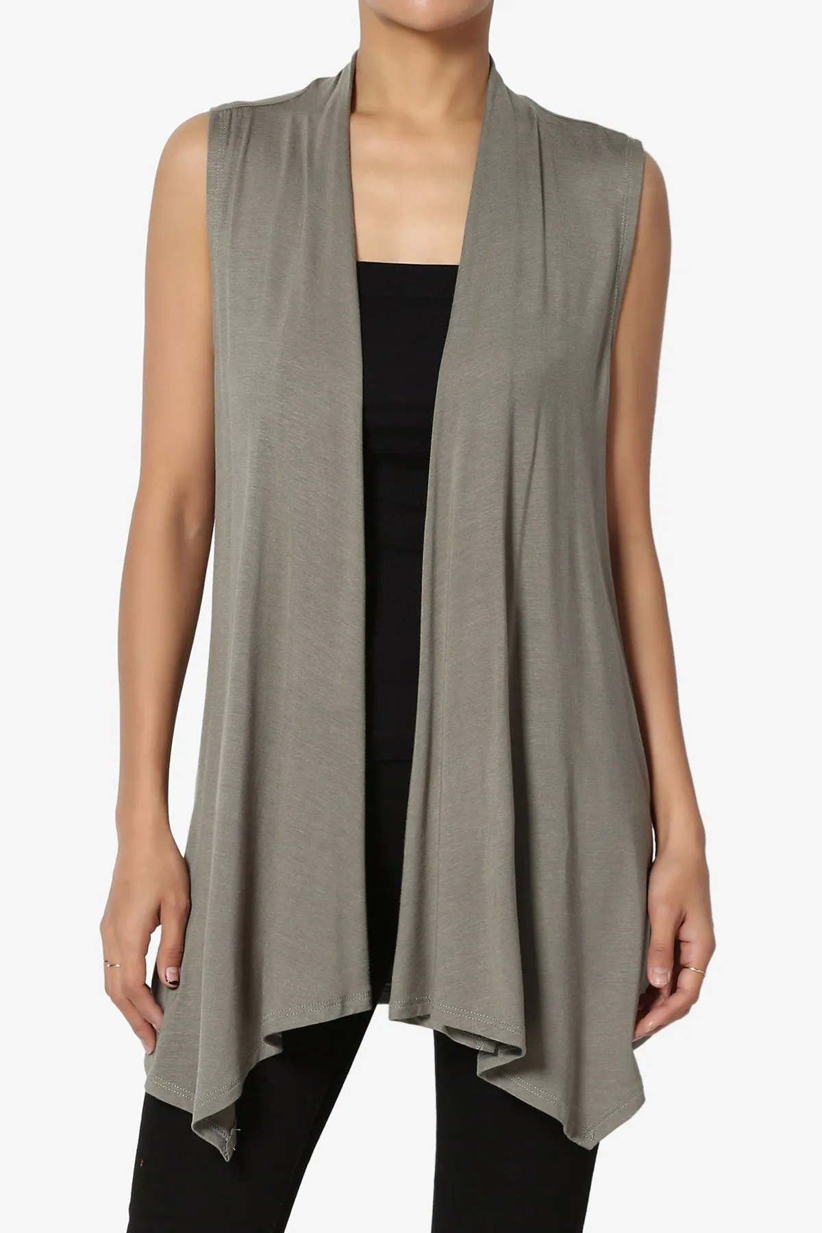 Danna Draped Jersey Vest