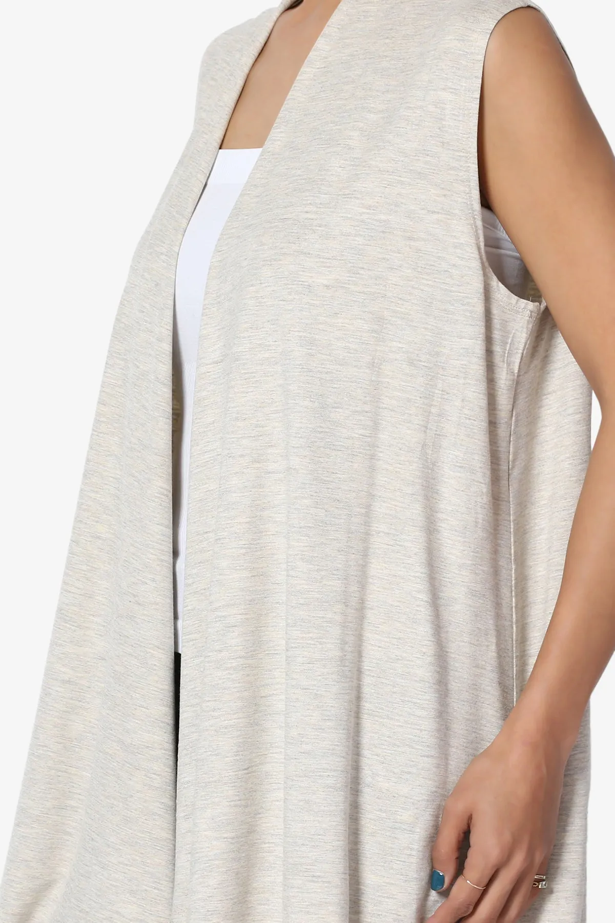 Danna Draped Jersey Vest
