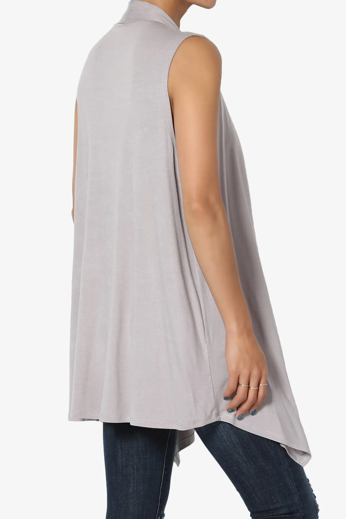 Danna Draped Jersey Vest