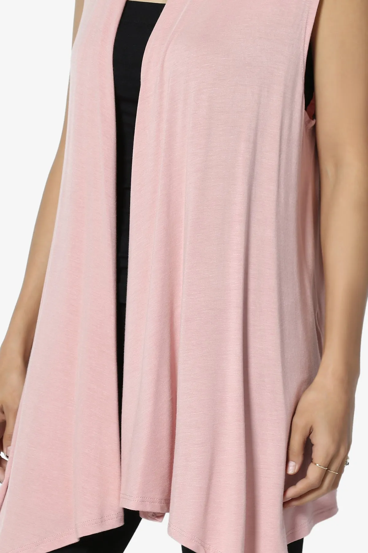 Danna Draped Jersey Vest