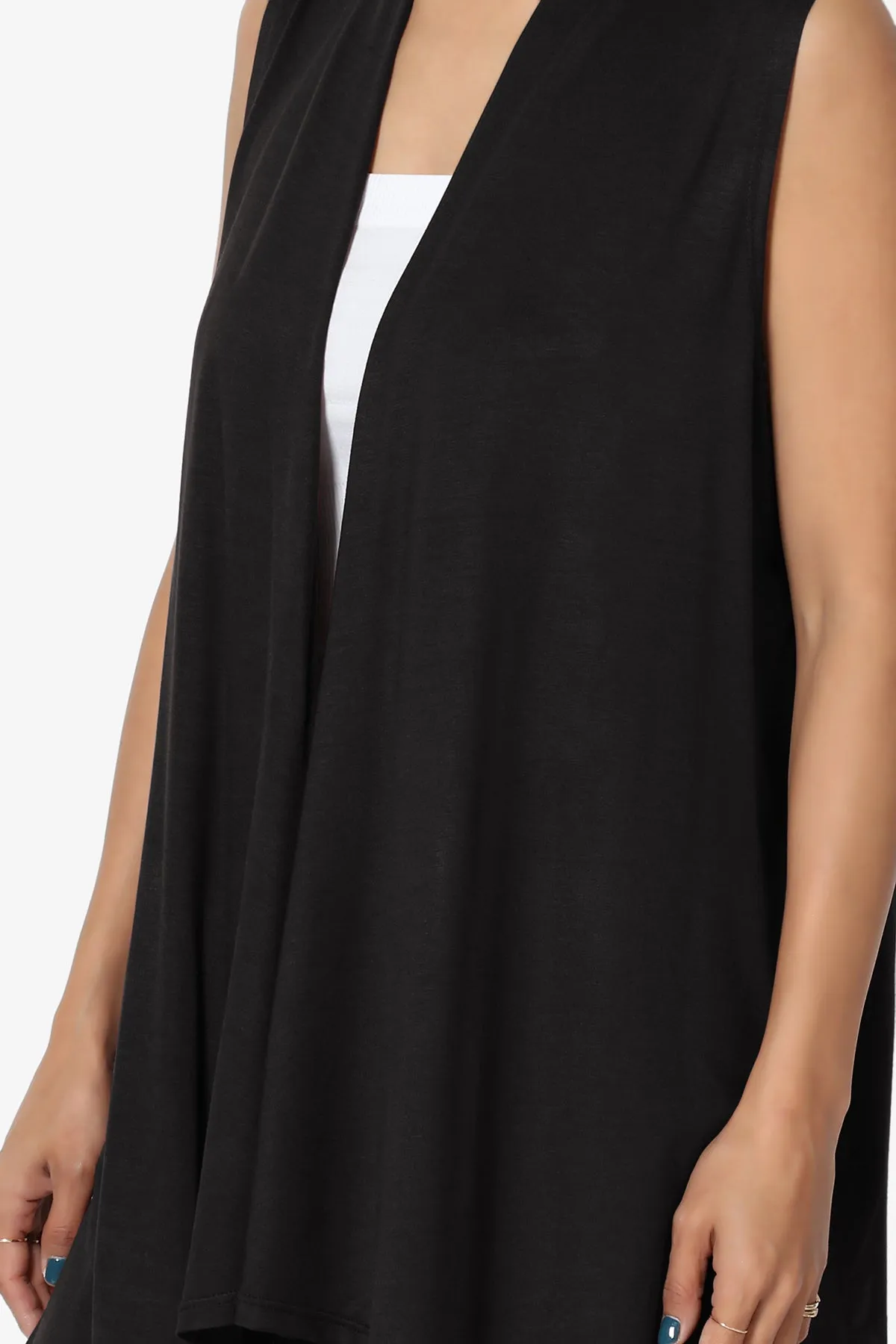 Danna Draped Jersey Vest