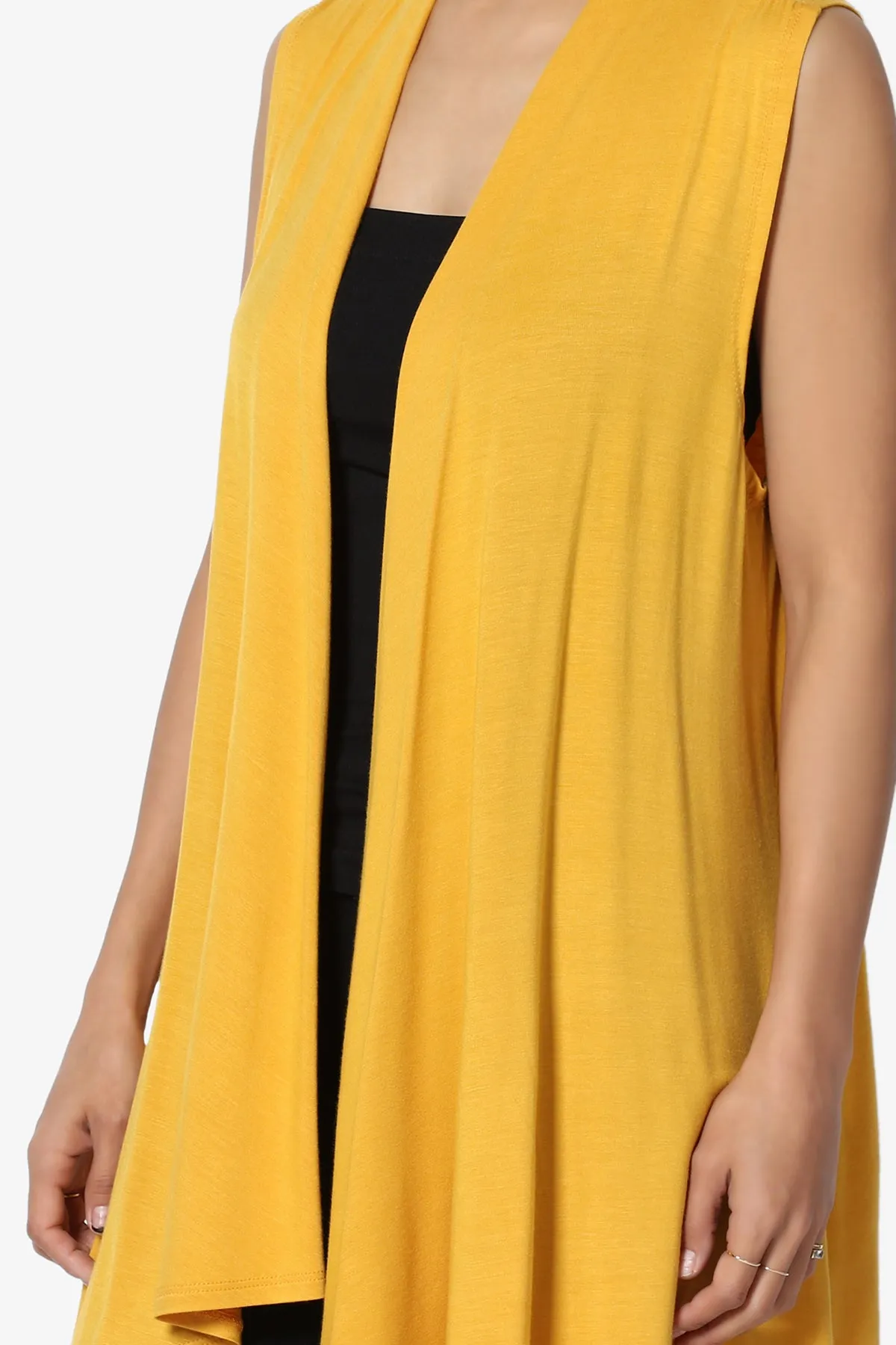 Danna Draped Jersey Vest