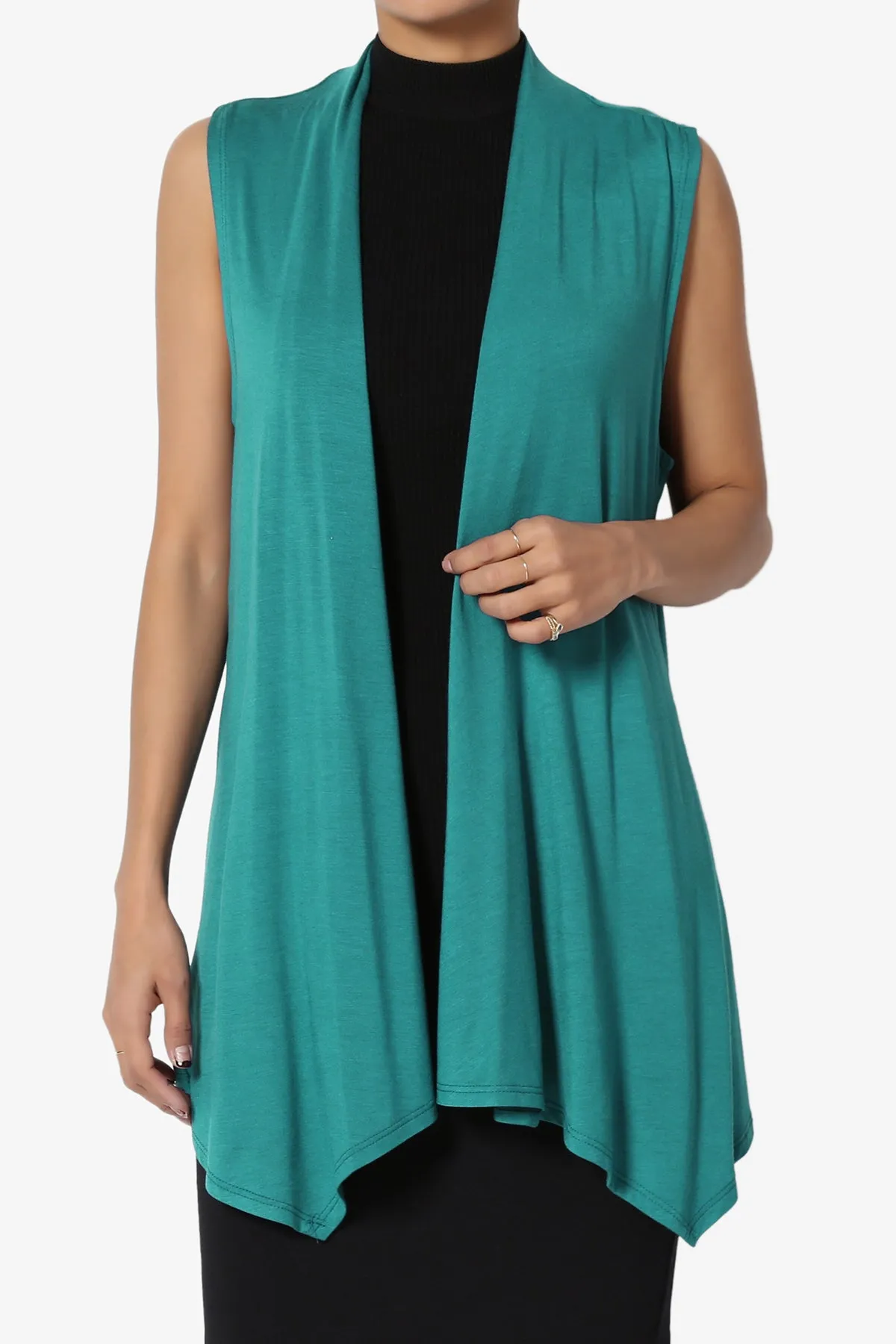 Danna Draped Jersey Vest