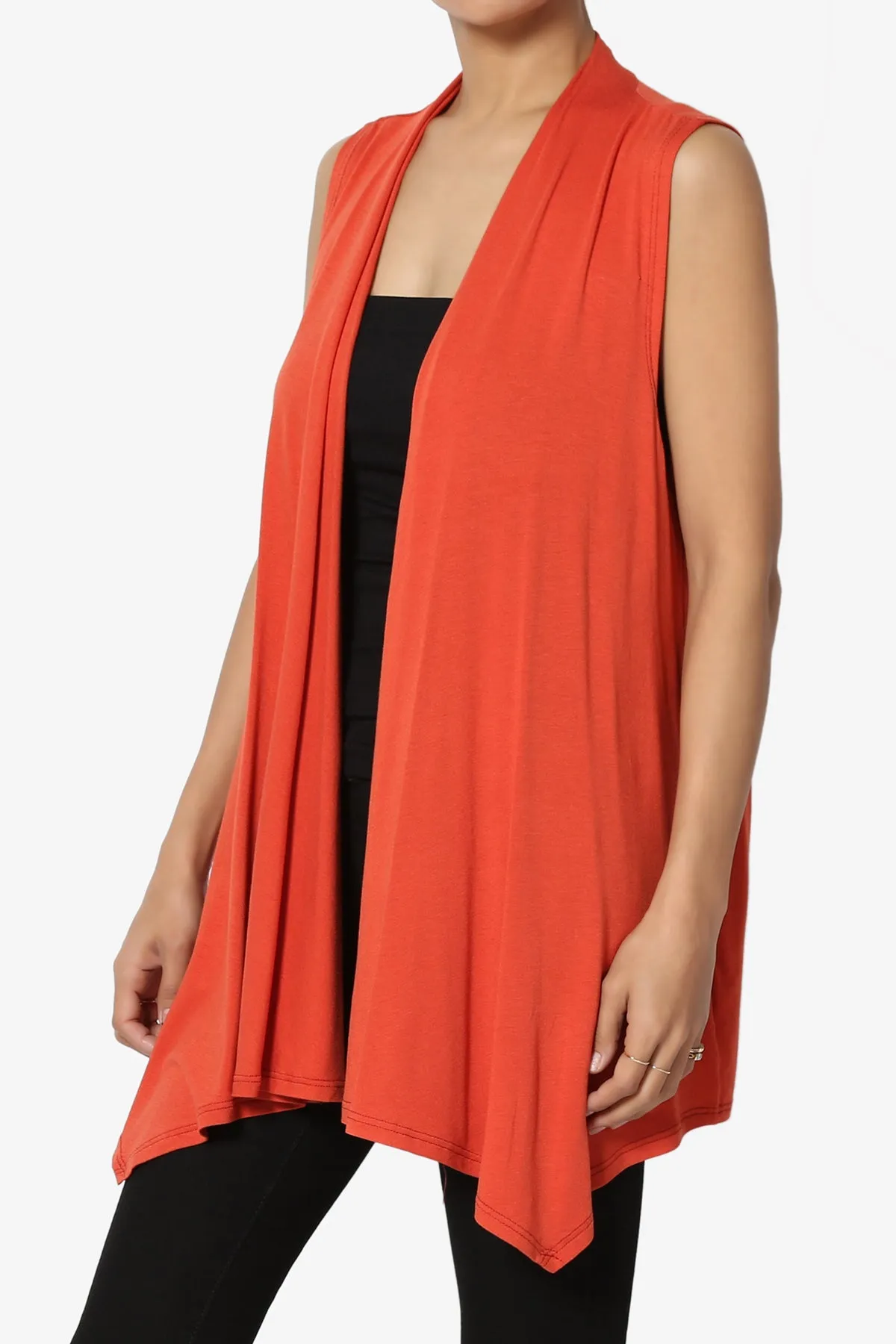 Danna Draped Jersey Vest