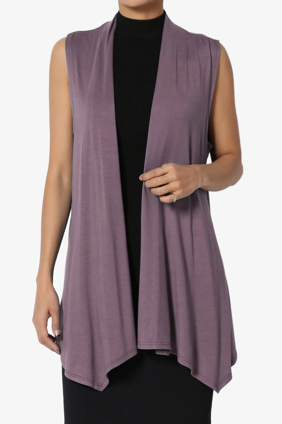 Danna Draped Jersey Vest