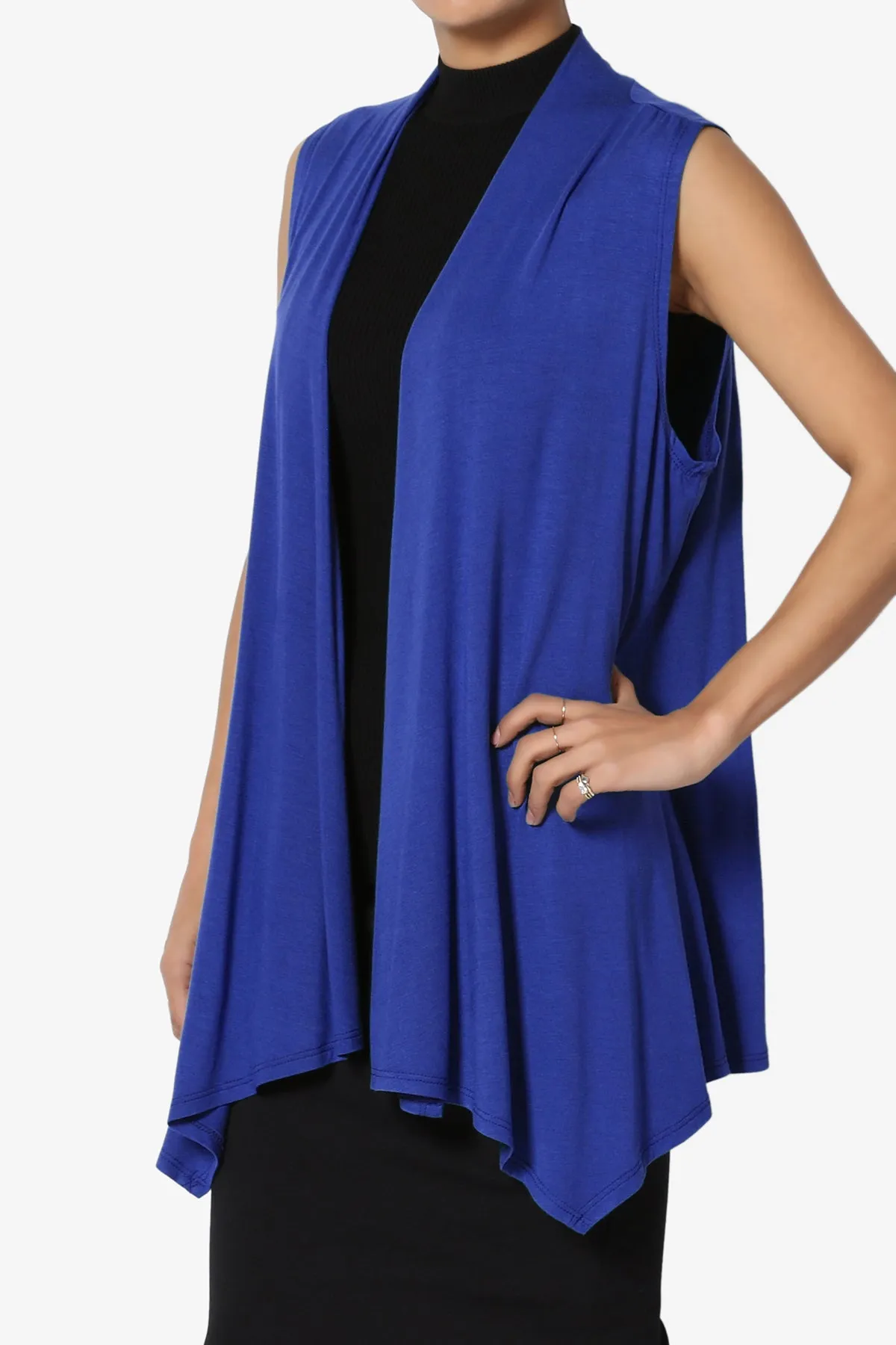 Danna Draped Jersey Vest