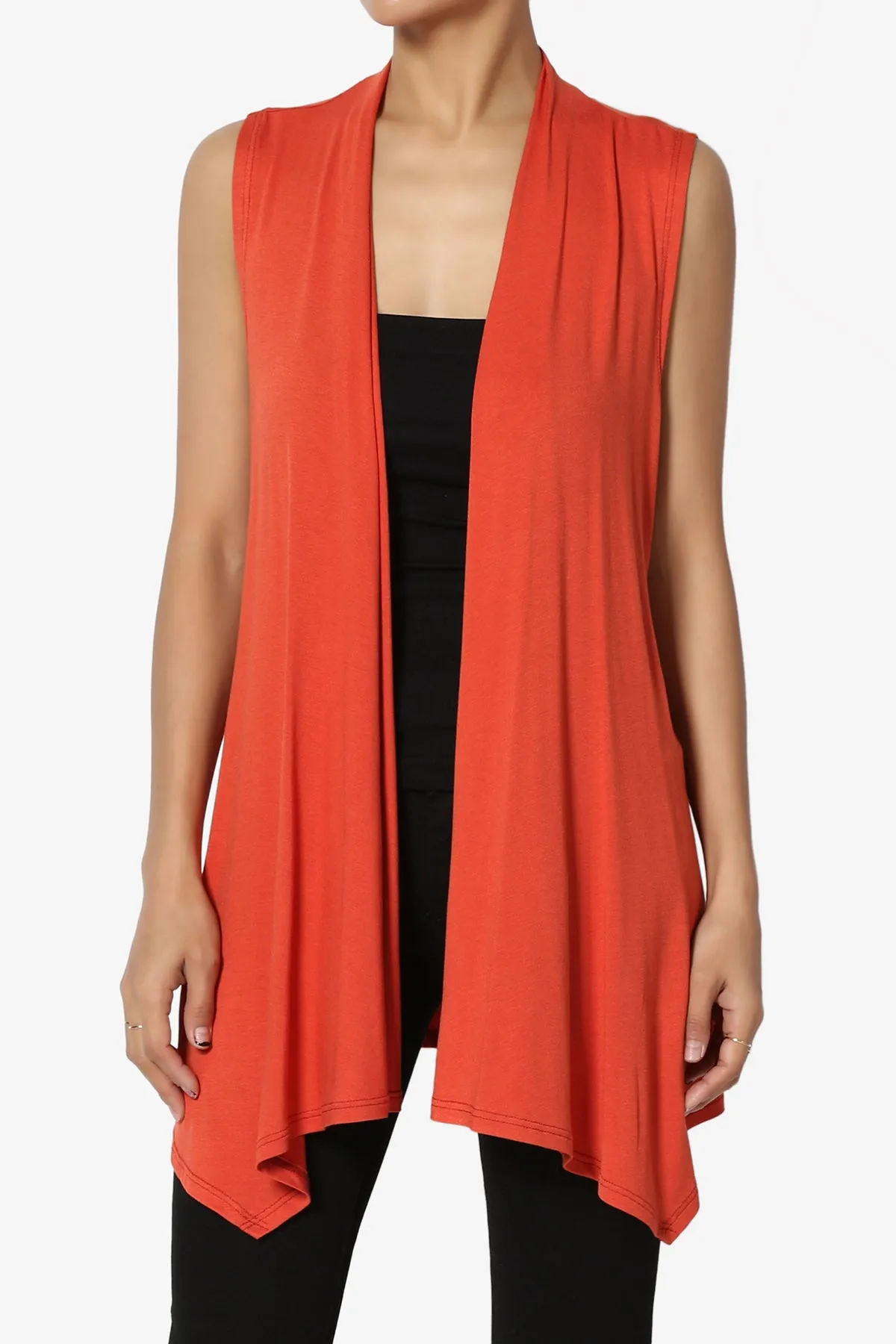 Danna Draped Jersey Vest
