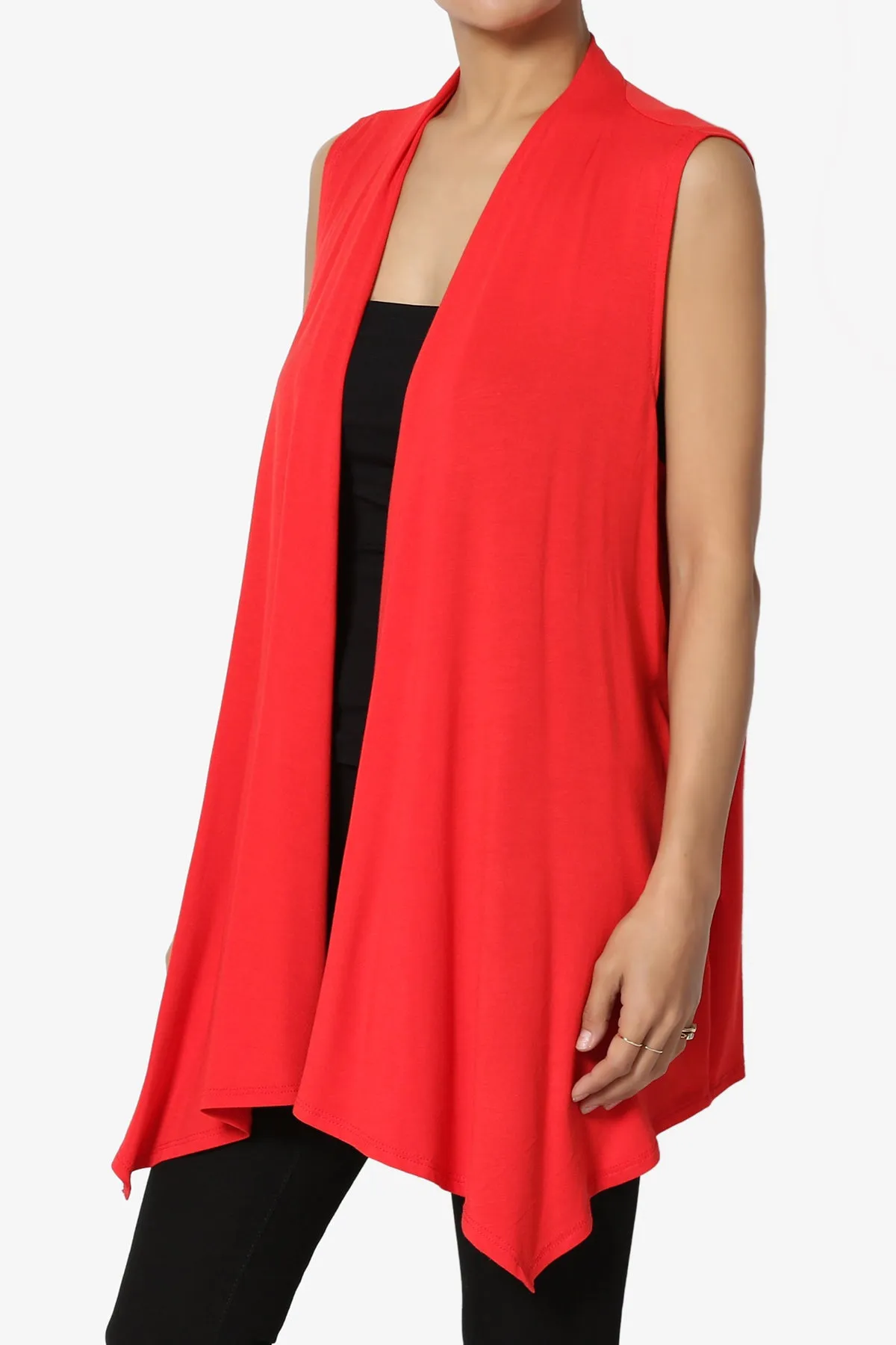 Danna Draped Jersey Vest