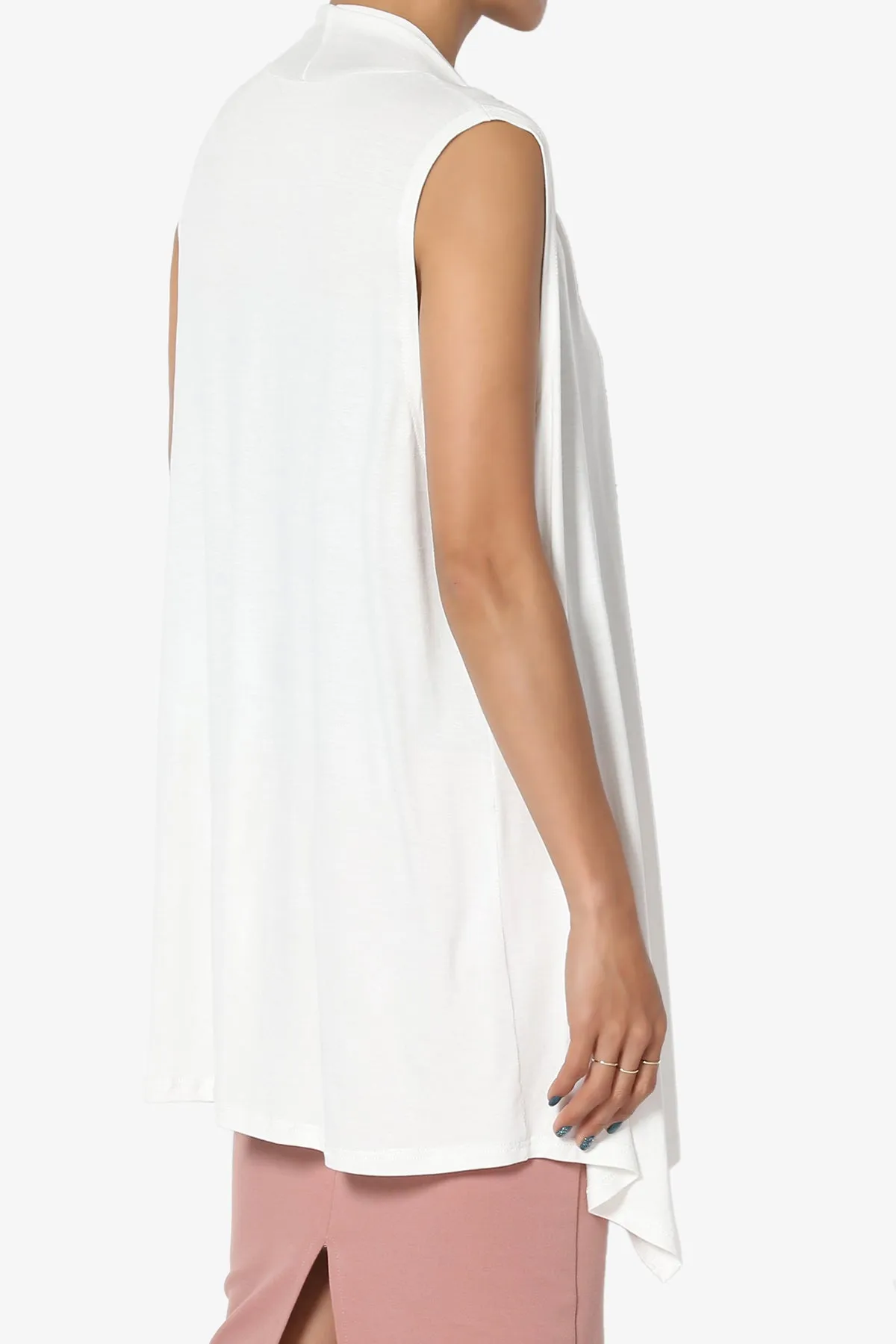 Danna Draped Jersey Vest