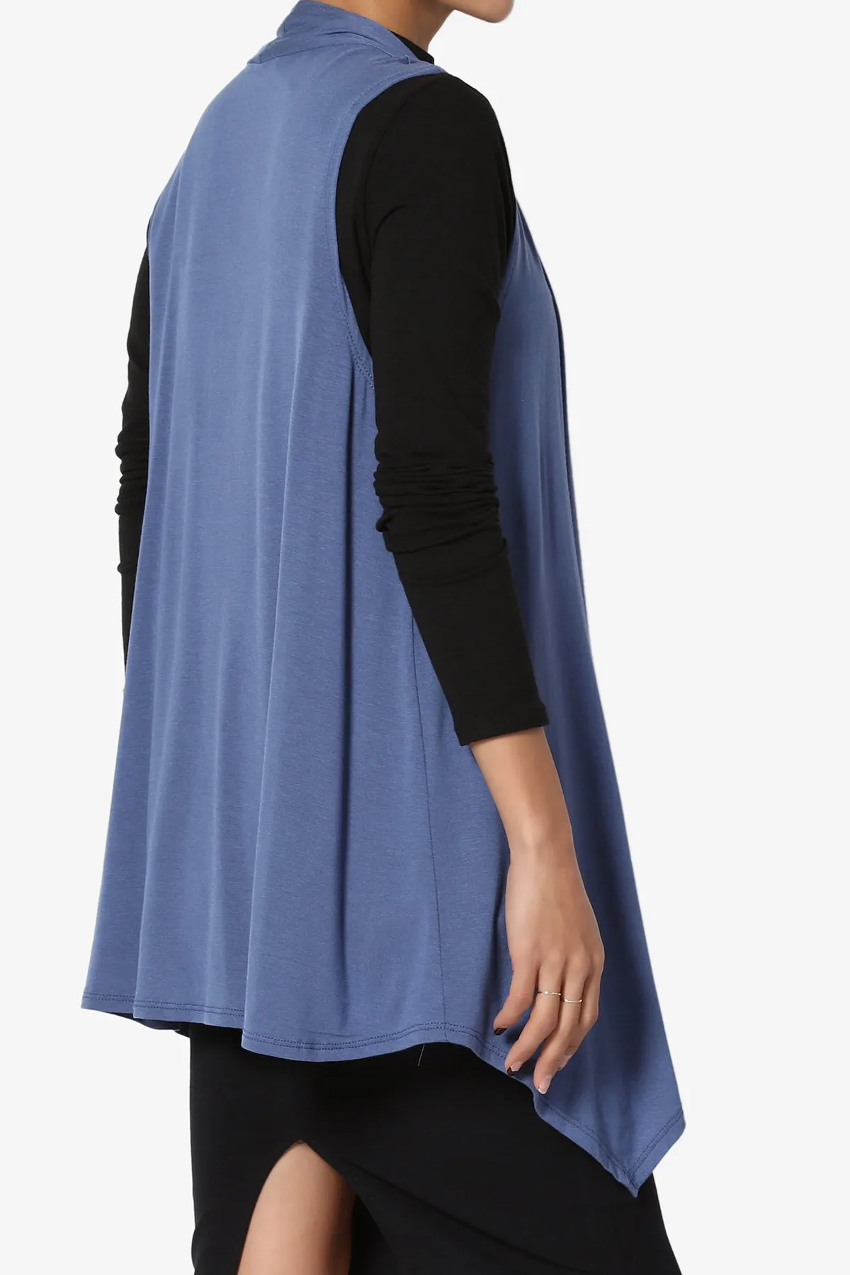 Danna Draped Jersey Vest
