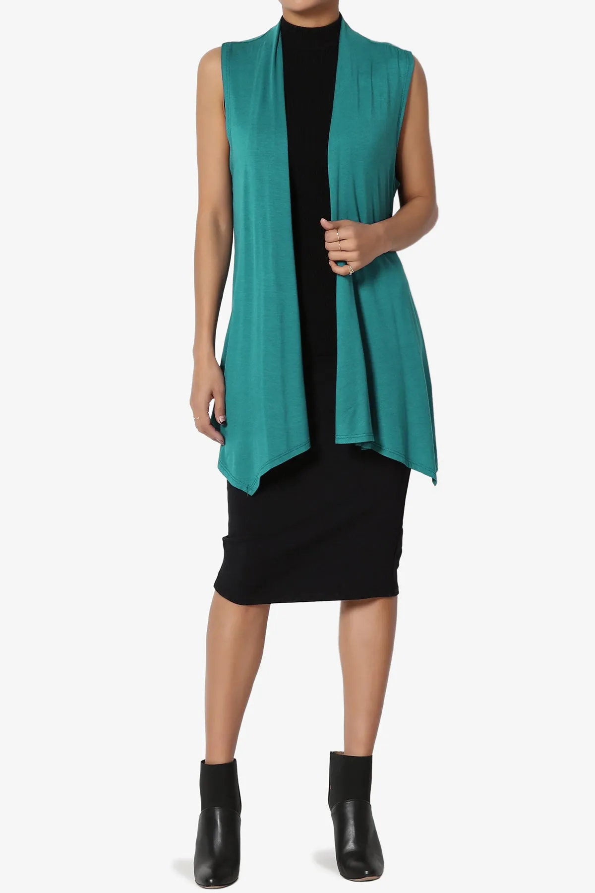Danna Draped Jersey Vest