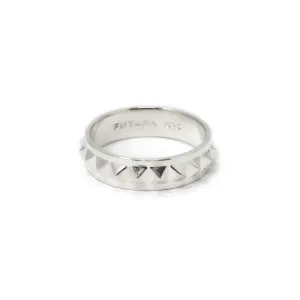 Debbie Wide Ring in Sterling Silver