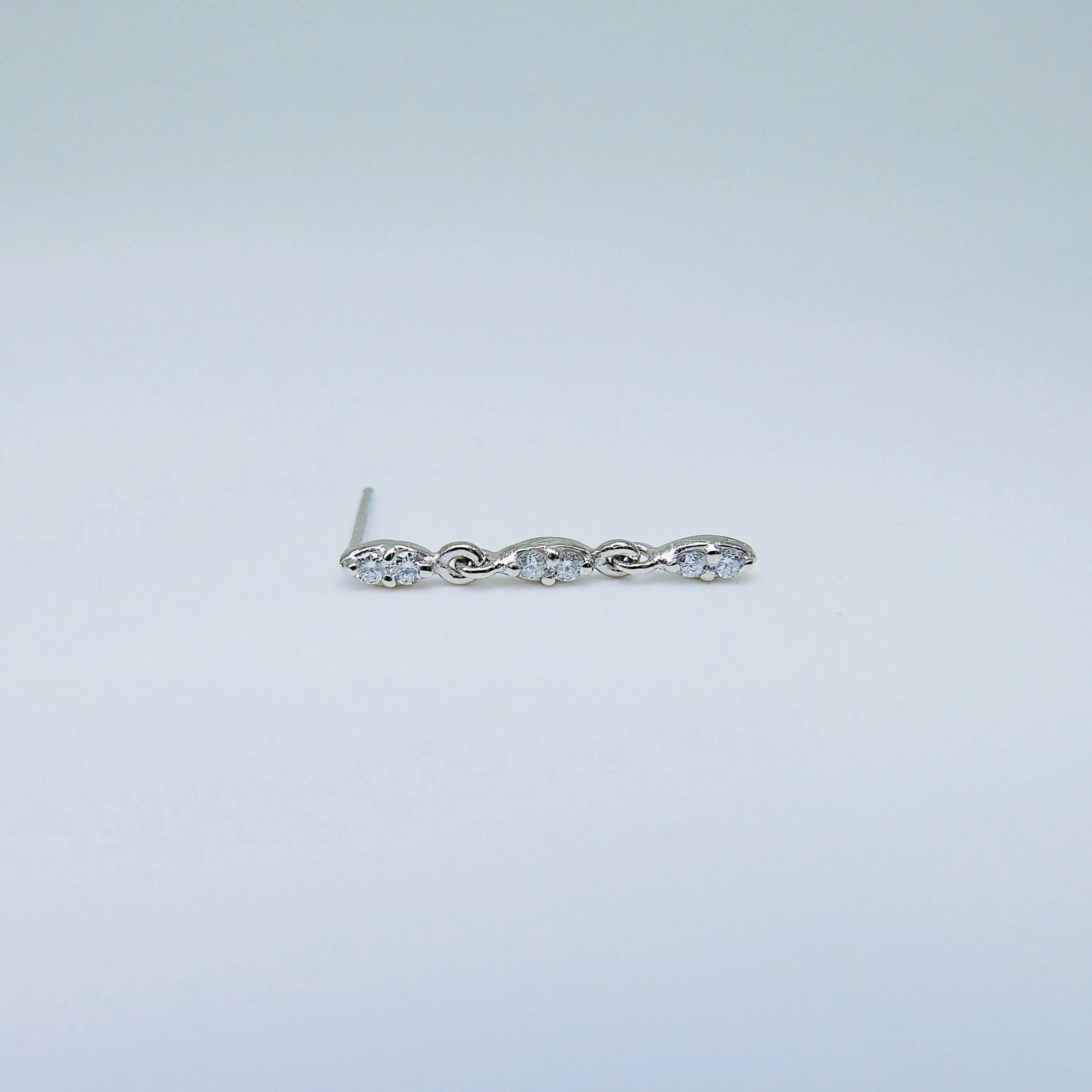 Deja Vu Triple Drop Diamond Earring