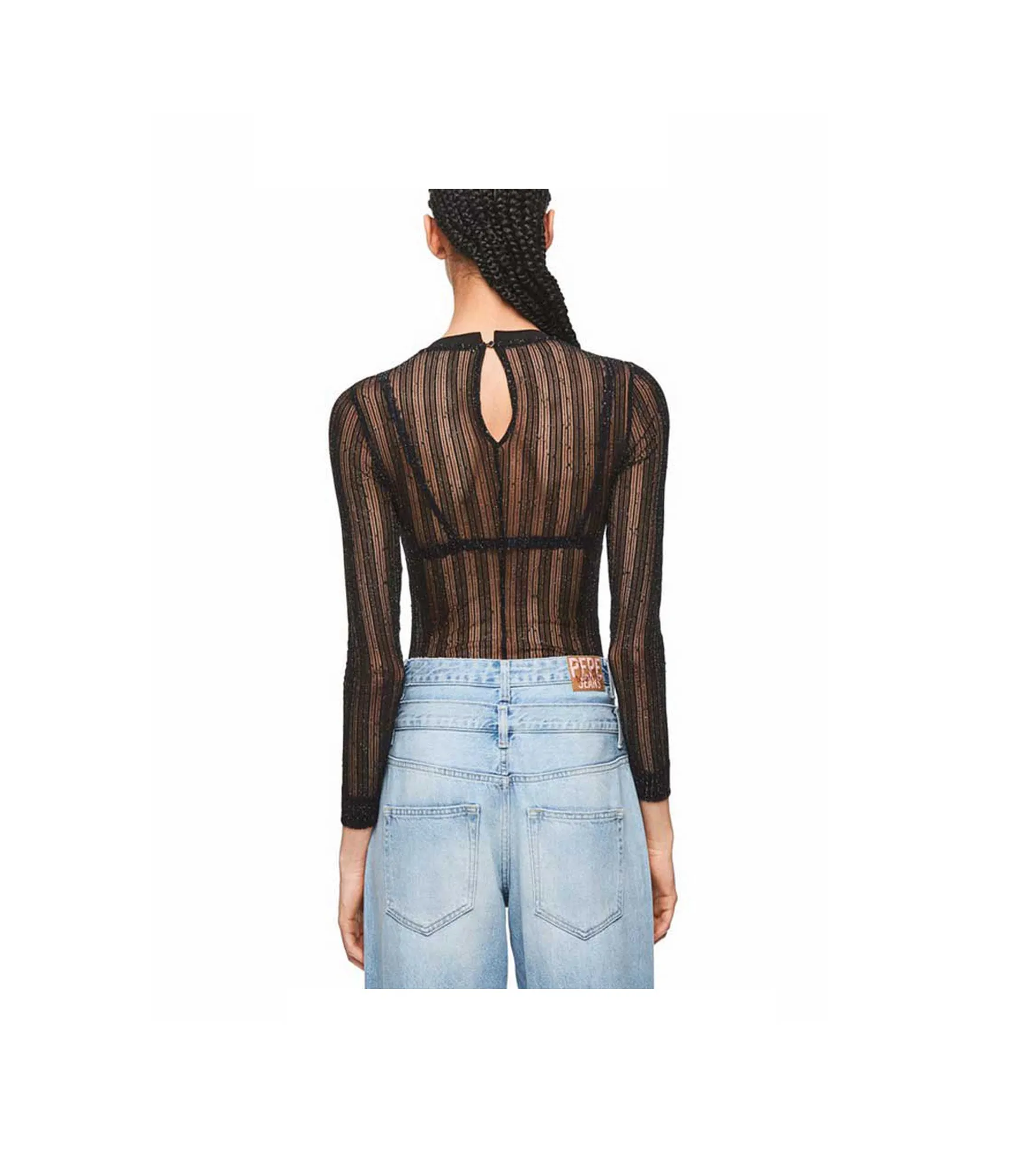 Dua Lipa x Pepe Jeans Katie - Black