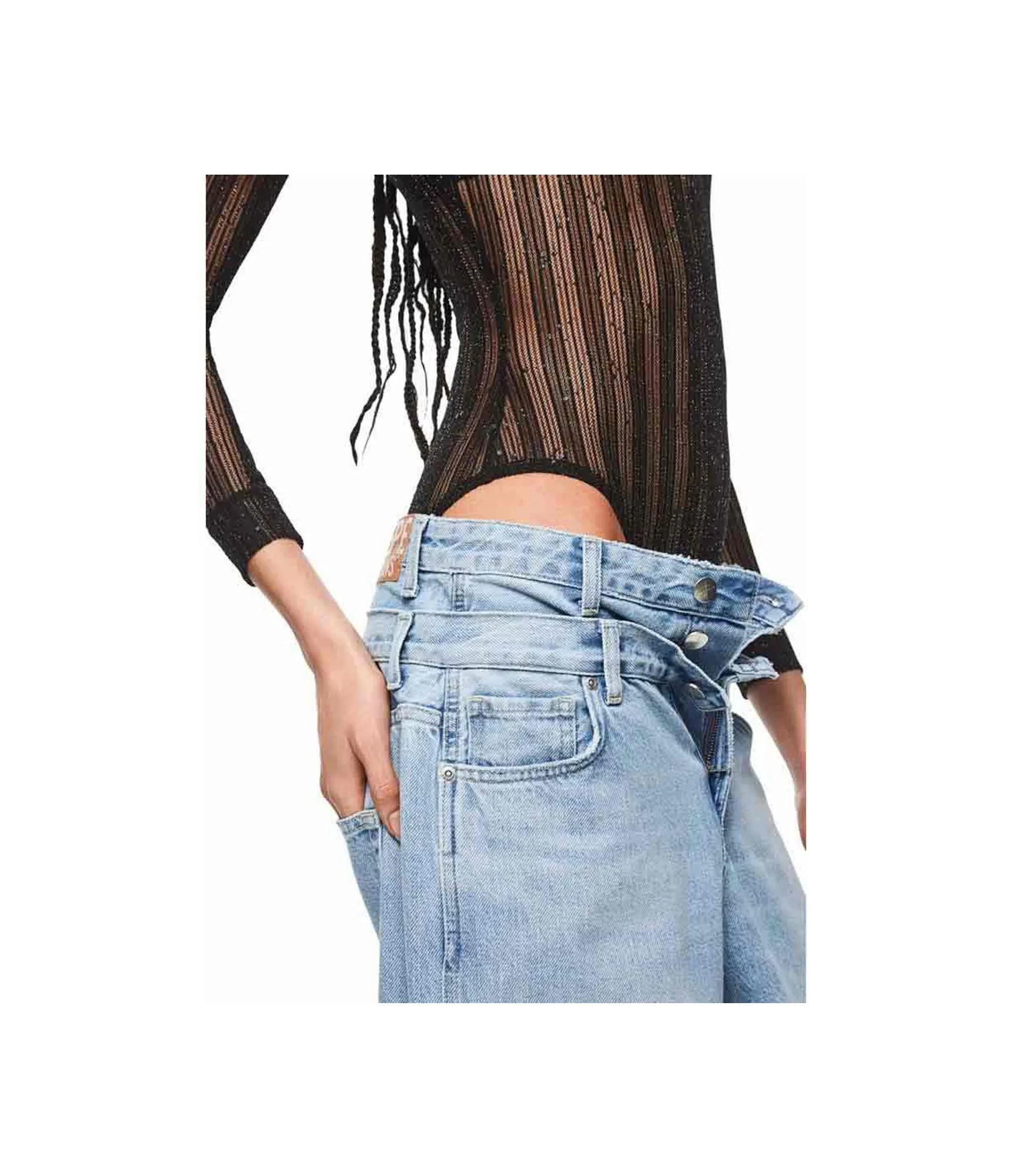 Dua Lipa x Pepe Jeans Katie - Black