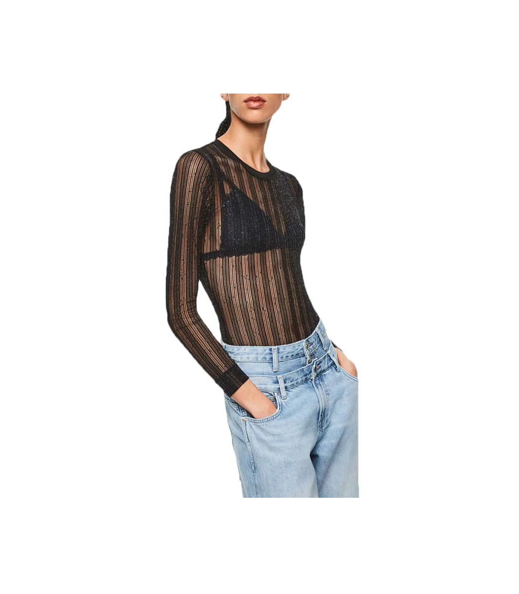 Dua Lipa x Pepe Jeans Katie - Black