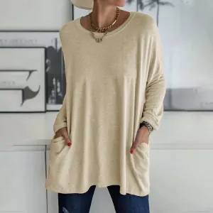 Eileen | Women Classic Round Neck Sweatshirt | Oversized