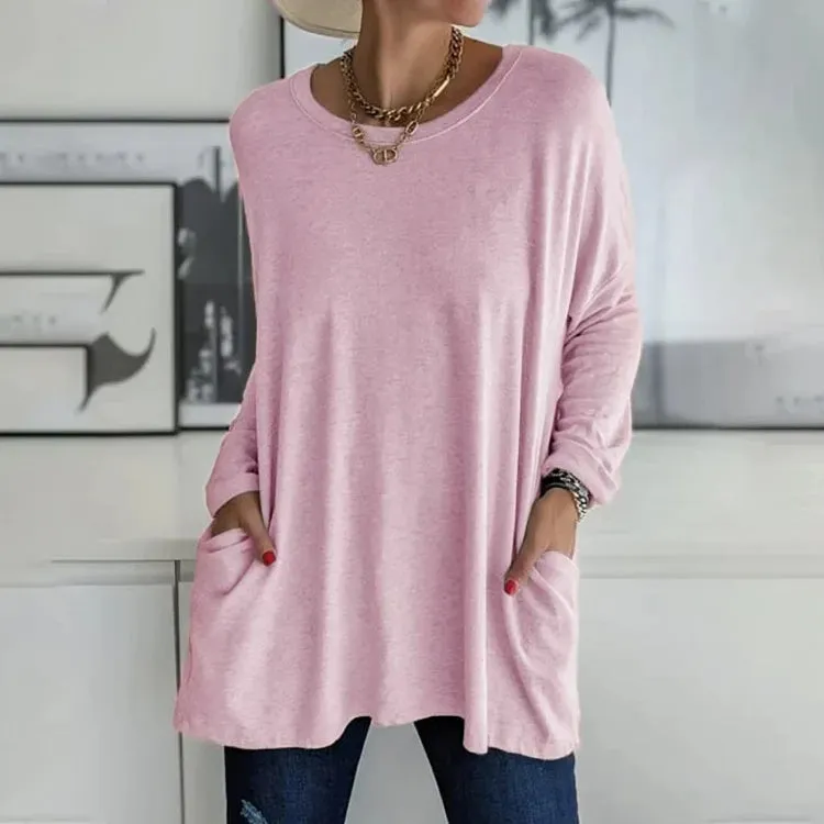 Eileen | Women Classic Round Neck Sweatshirt | Oversized