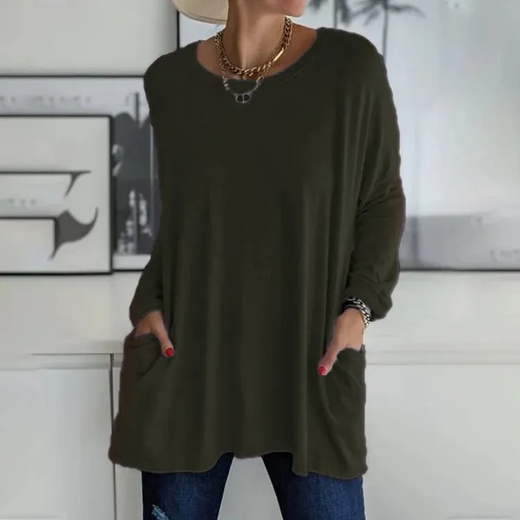 Eileen | Women Classic Round Neck Sweatshirt | Oversized