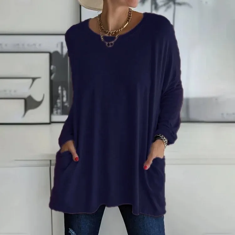 Eileen | Women Classic Round Neck Sweatshirt | Oversized