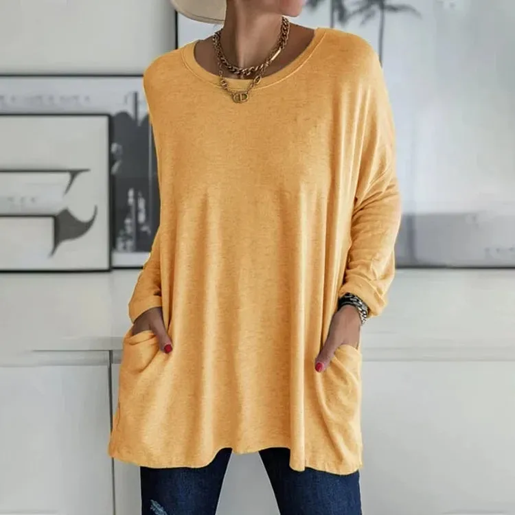 Eileen | Women Classic Round Neck Sweatshirt | Oversized