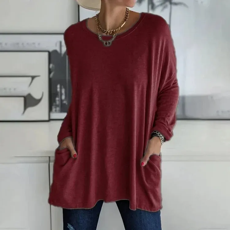 Eileen | Women Classic Round Neck Sweatshirt | Oversized
