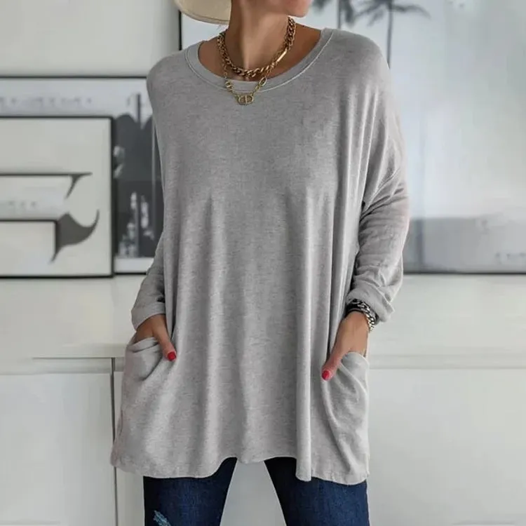 Eileen | Women Classic Round Neck Sweatshirt | Oversized