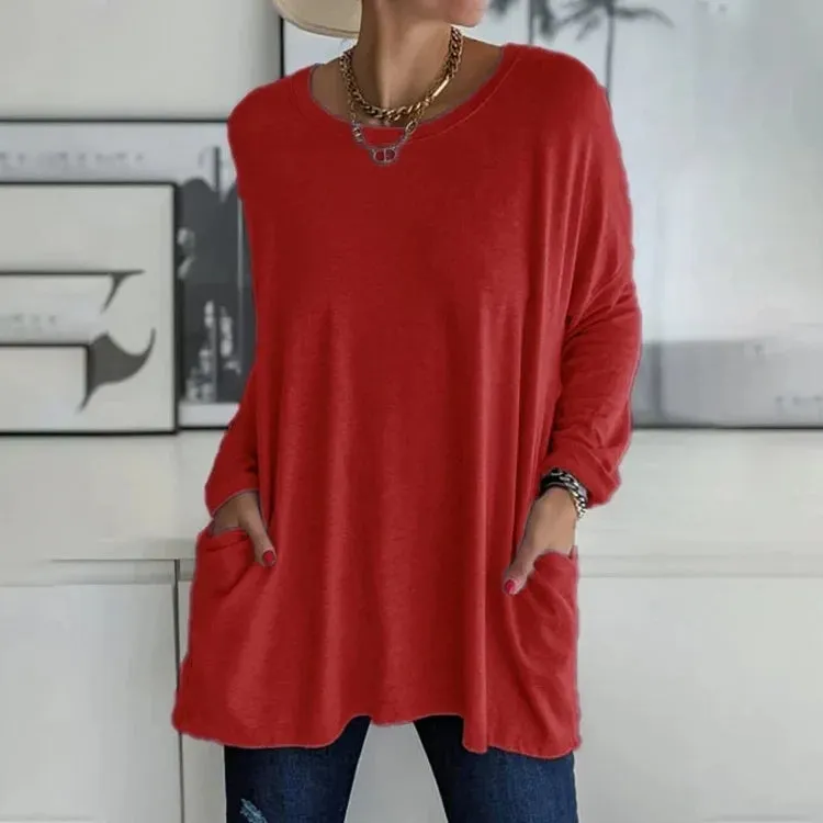 Eileen | Women Classic Round Neck Sweatshirt | Oversized
