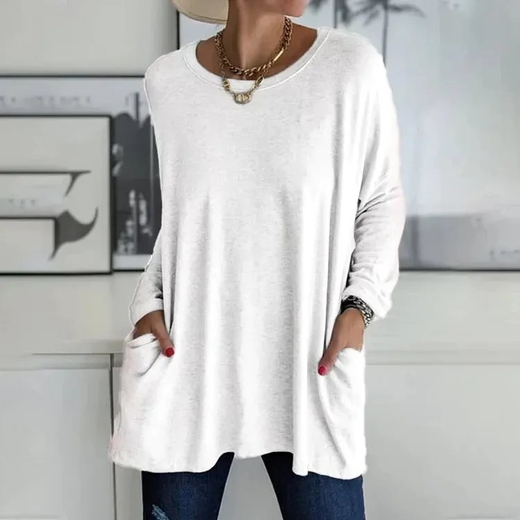 Eileen | Women Classic Round Neck Sweatshirt | Oversized