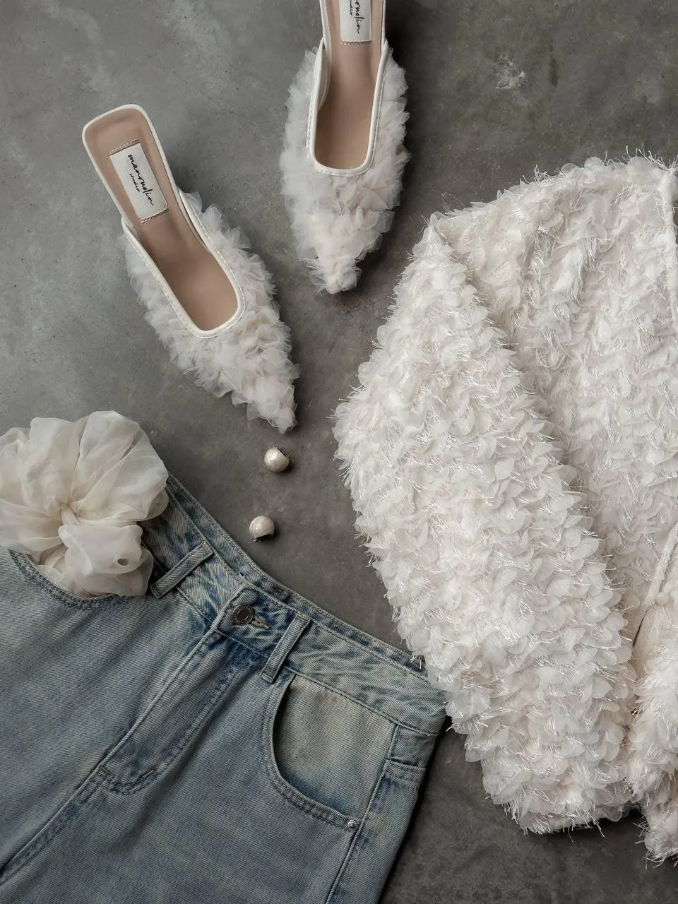 Elegant Fluffy Crop Jacket