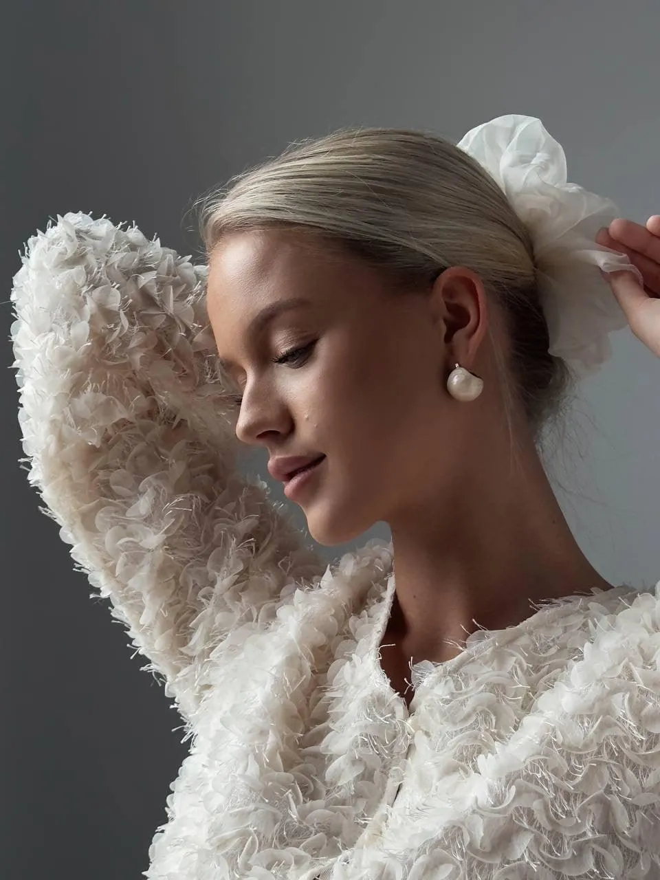 Elegant Fluffy Crop Jacket