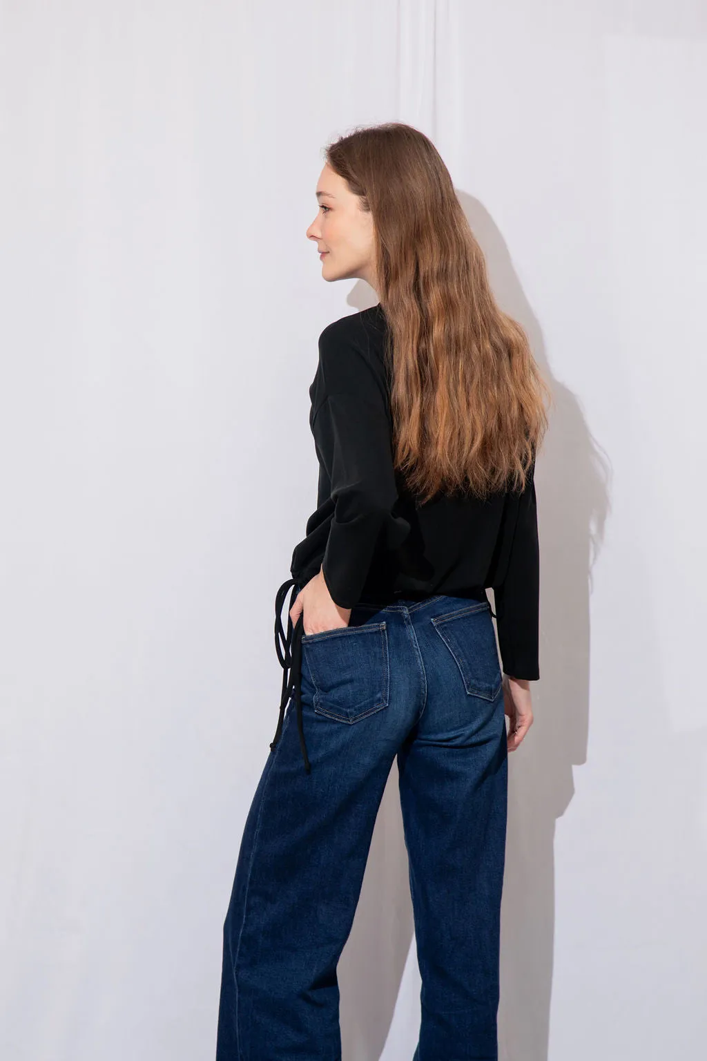 Elia Side Tie Top