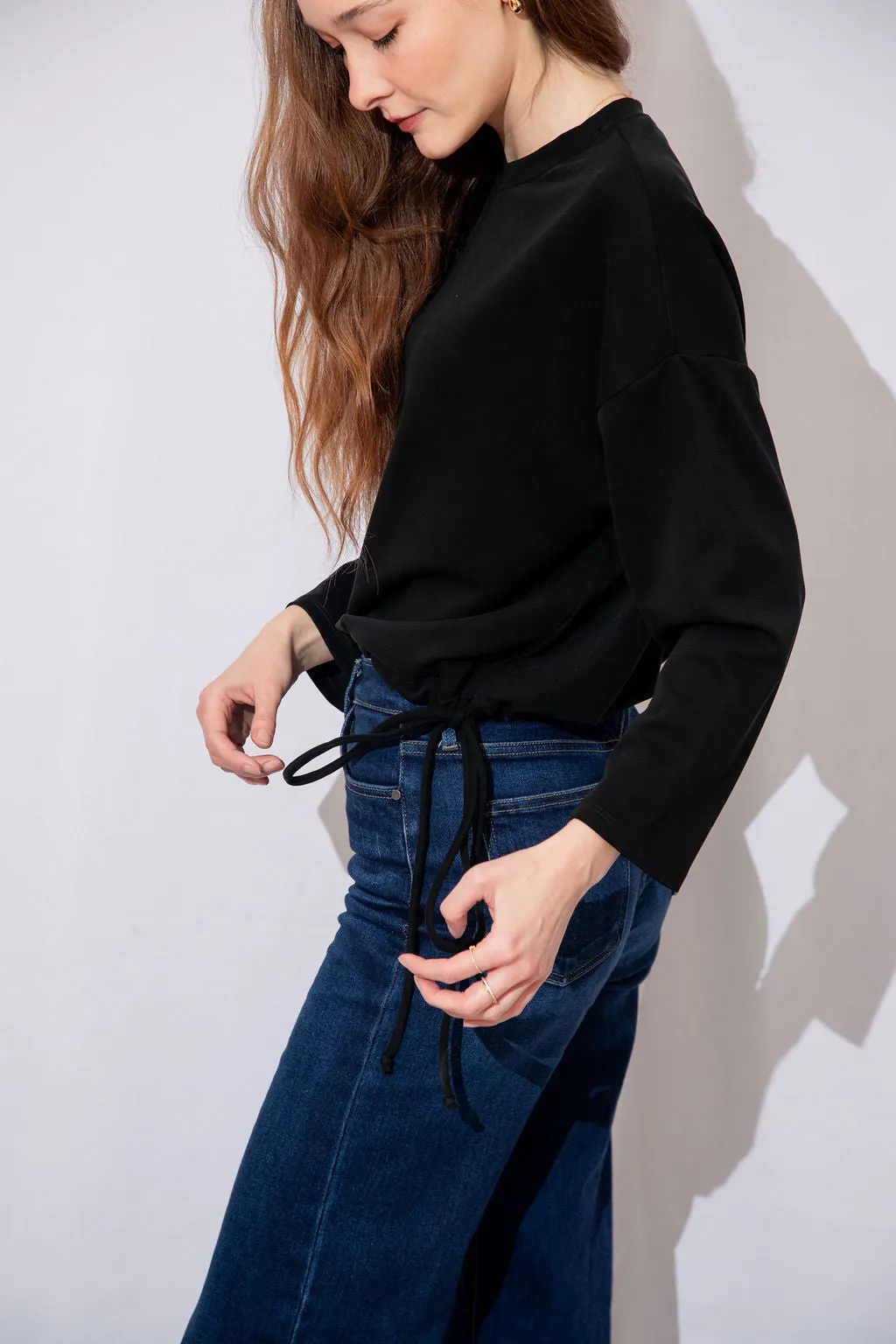 Elia Side Tie Top