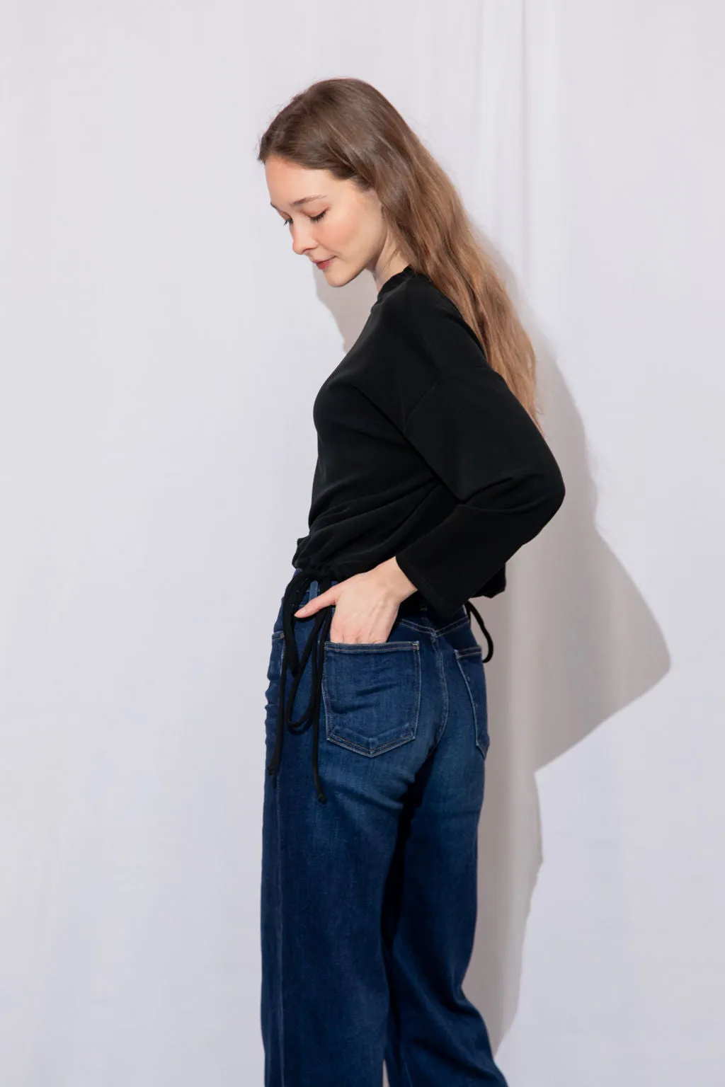 Elia Side Tie Top