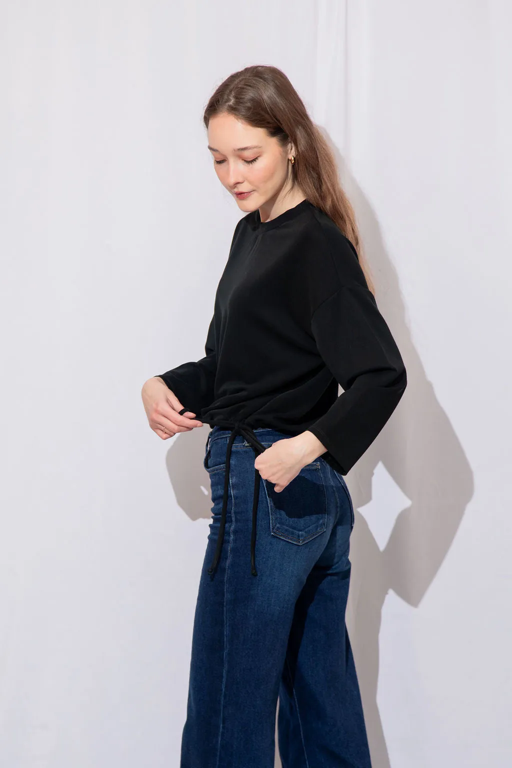 Elia Side Tie Top