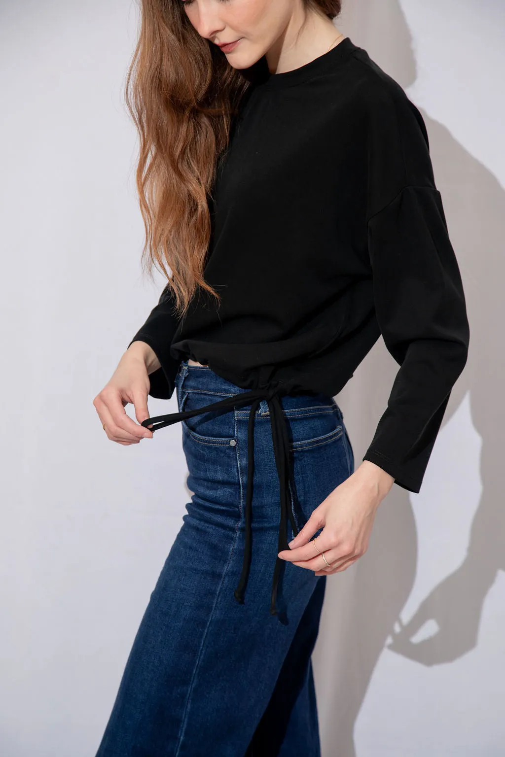 Elia Side Tie Top