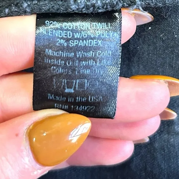 EMERSON FRY Magic Denim Eyeliner Black Zipper Jeans Size 6