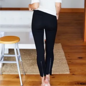 EMERSON FRY Magic Denim Eyeliner Black Zipper Jeans Size 6