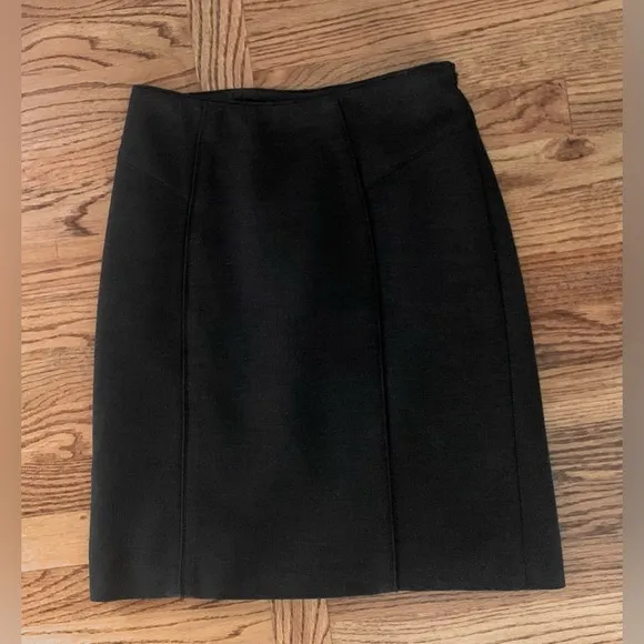 Etcetera Charcoal Gray Black Career Pencil Dress Skirt Women’s 2 XS Lined EUC