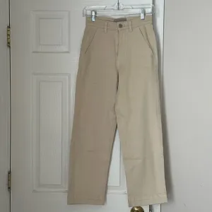 Everlane Jeans Cream The Straight Leg Crop Size 00 New without tags