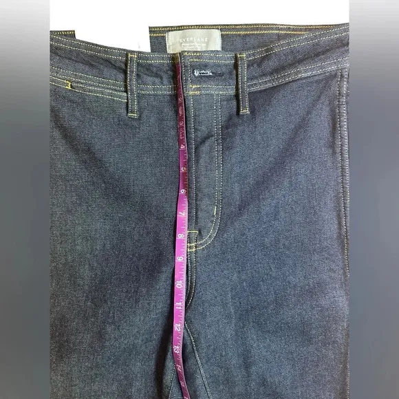 EVERLANE The Way High Skinny Jeans Size 28 Crop Dark Wash NWT High Waist Stretch