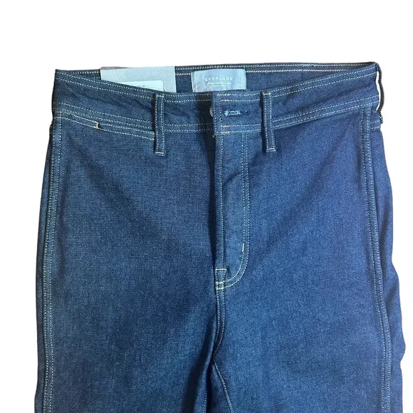 EVERLANE The Way High Skinny Jeans Size 28 Crop Dark Wash NWT High Waist Stretch